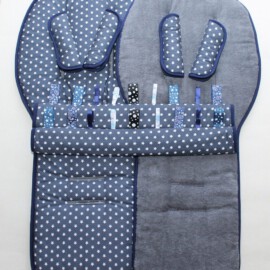 Two sets for "Bugaboo Donkey " ,stars print on a dark gray /blue