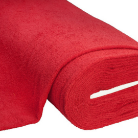 Terrycloth red