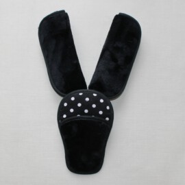 Shoulder pads & crotch cover, black