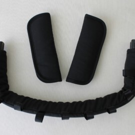 Bumper bar cover & shoulder pads , black