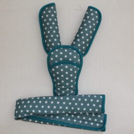 Bumper bar cover ,shoulder pads and crotch cover, stars on a petrol