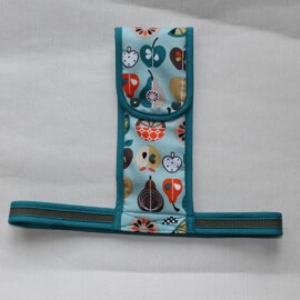 Crotch strap for stroller, Apples,Pears ,Fruit Festival Mint