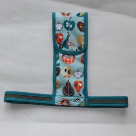 Crotch strap for stroller, Apples,Pears ,Fruit Festival Mint