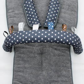 Set for  "Bugaboo" , Stars print on a dark grey