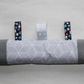 Bumper bar cover with tags ,gray