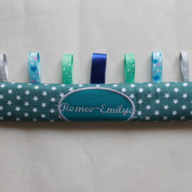 Bumper bar cover ,stars on a petrol with name embroidered