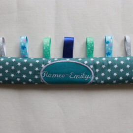 Bumper bar cover ,stars on a petrol with name embroidered