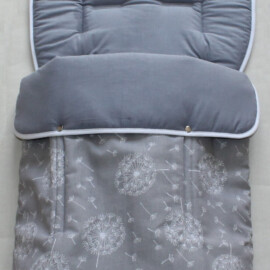 Buggy footmuff for "Britax " ,Cotton Fabric ” Dandelion  “