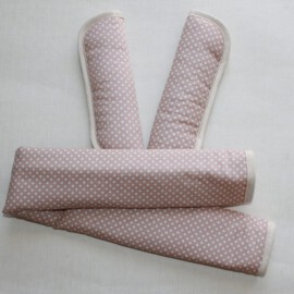 Bumper bar cover & shoulder pads , Dots print on beige