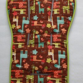 Seat liner  for  "Joolz " , Giraffe Brown