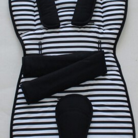Set for  "Joie" , stripes black/white