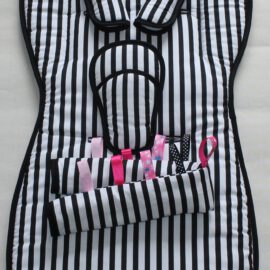 Set for  "Joie" , stripes black/white