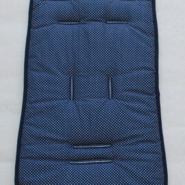 Seat liner for  "Britax" , dots print blue