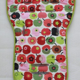 Seat liner for  "Quinny"  , Apples green/red