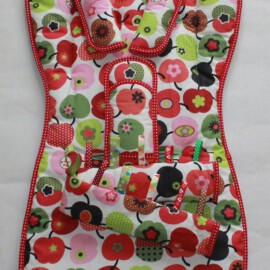 Set for  "Joie" ,Apples print