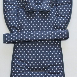 Set for  "Hartan"  or  "Teutonia",  stars  print on a dark gray background