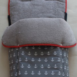 Buggy footmuff for "TFK" ,anchors print