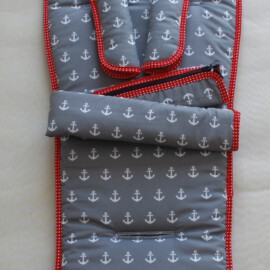 Set for  "TFK" , anchors on a gray background