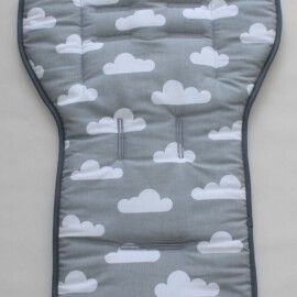 Stroller liner  for  "Mountain" ,clouds on a gray
