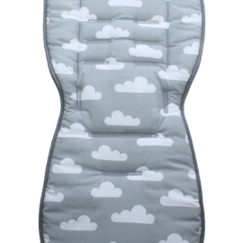Seat liner for  "Joie" , Clouds print gray