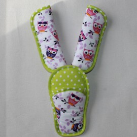 Shoulder pads & crotch cover,Owls print