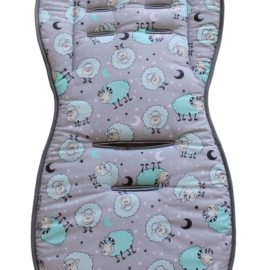 Seat liner for  "Joie" ,Sheep on a gray/mint “