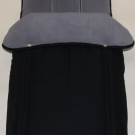 Buggy footmuff for "Cybex" , waterproof  footmuff  black/grey