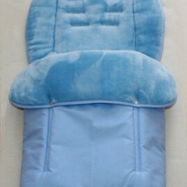 Buggy footmuff for "Joie " ,plain blue