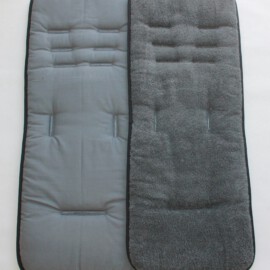 Two stroller liners for double strollers ,grey