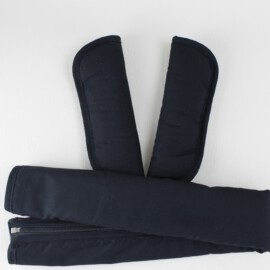 Bumper bar cover & shoulder pads ,waterproof fabric plain black