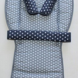 Set for  "Hartan"  or  "Teutonia",  stars  print on a gray