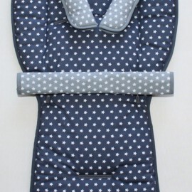 Set for  "Hartan"  or  "Teutonia",  Stars print on a dark gray
