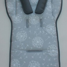 Set for  "Resea Moon Sport Buggy", Dandelion print on a gray