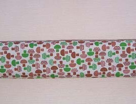 Bumper bar cover ,Mushroom print on a beige