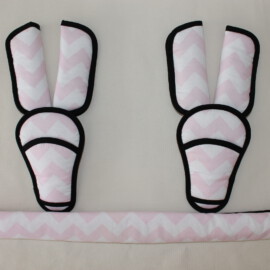 Safety bar cover ,2 pair of shoulder pads and 2 croth covers for Joie Air Twin Buggy