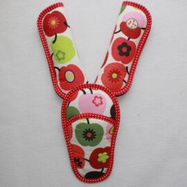 Shoulder pads & crotch cover, Apples red, green