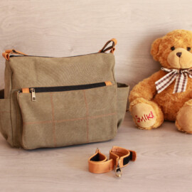 Large stroller bag with lots of space, buggy stroller bag, Organizer with shoulder strap