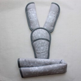 Bumper bar cover ,shoulder pads and crotch cover, Cotton Fabric  Dandelion