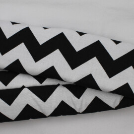 Handlebar cover ,Zig Zag print ,black/white