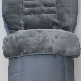 Buggy footmuff for "Joolz" , waterproof fabric gray