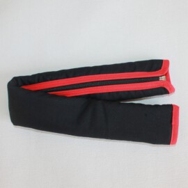 Handlebar cover ,plain black/red