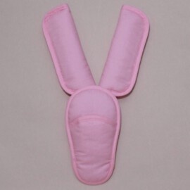 Shoulder pads & crotch cover, rosa