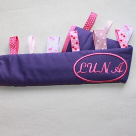 Bumper bar cover ! With name embroidered,plain purple