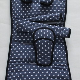 Set for  "Baby Jogger " , Stars print on a dark gray
