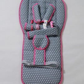 Set  for  "ABC Design " , stars print on a grey