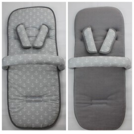 Set for  "Hesba  ",  anchors print on a gray