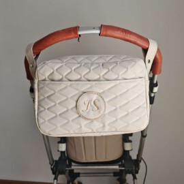 Waterproof universal stroller bag, fits all strollers ! beige