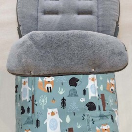 Buggy footmuff for "Cybex " , Softshell waterproof fabric mint