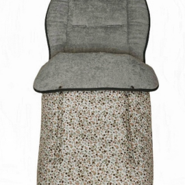 Buggy footmuff for "Emmaljunga" ,flowers print