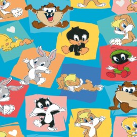 Cotton fabric Disney Looney Tunes